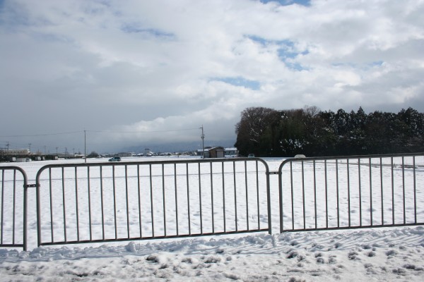 豊郷町の雪景色